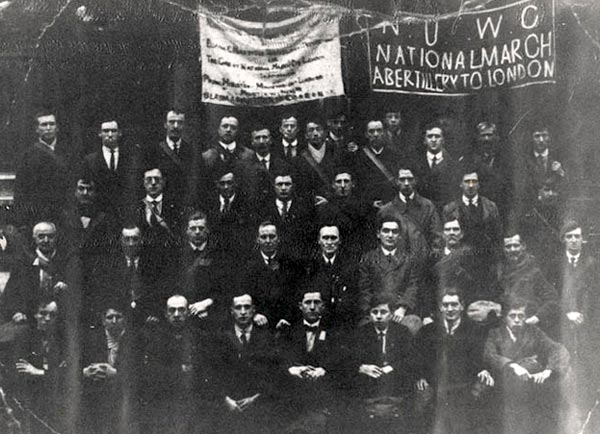 Abertillery Members of the Hunger March, 1927