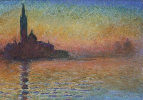 San Giorgio Maggiore, Twilight by Claude Monet