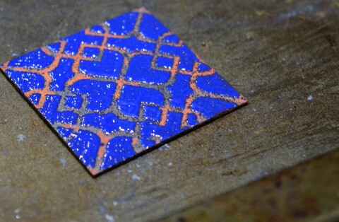 Image: Enamelling course at St Fagans National Museum of History