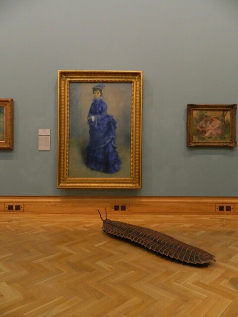 Arthur the Arthropleura visits the Impressionists