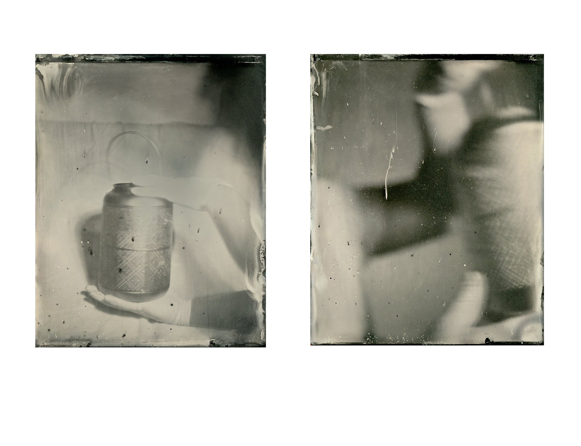 Tintypes – Objects from the house (Diptych)