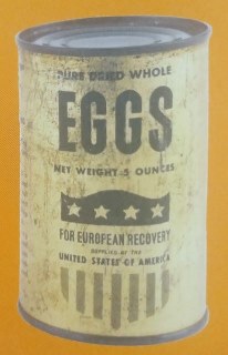 dried eggs can in world war 2