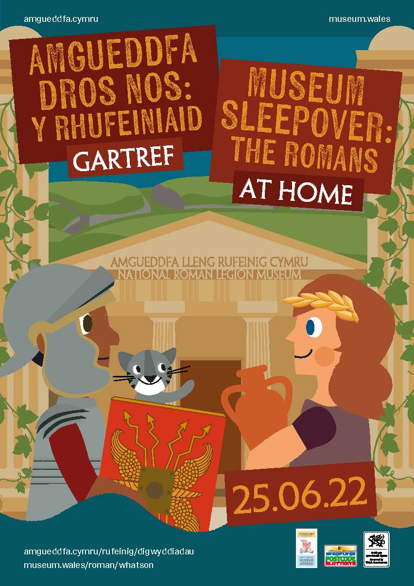 National Roman Legion Museum Sleepover: at Home event poster