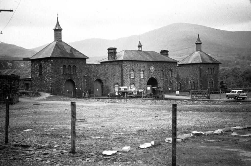 The workshops at Gilfach Ddu at the end of the 1960s