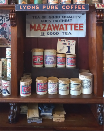 Mazawattee tea and Lyons coffee