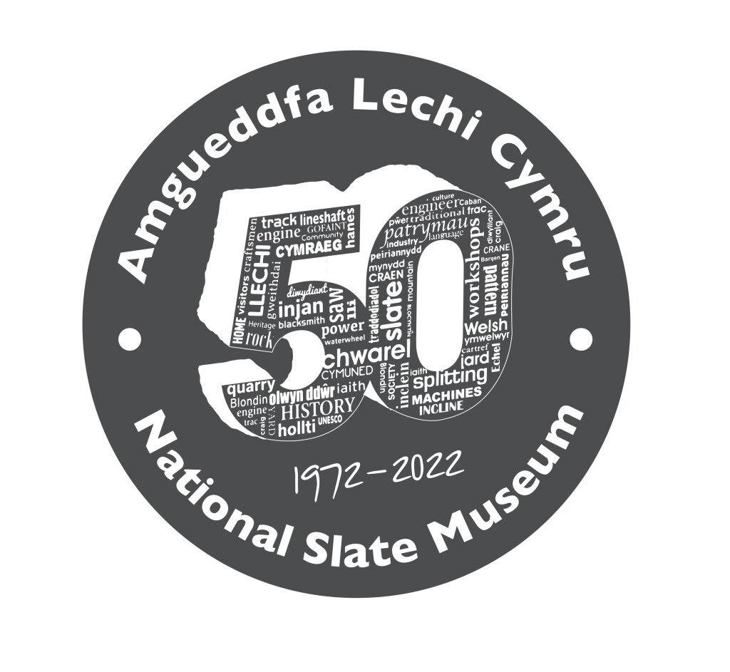 Slate 50th birthday logo