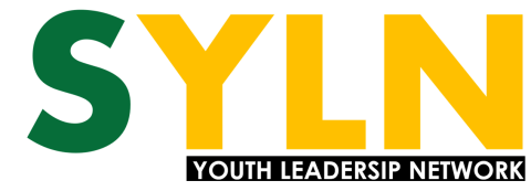 Logo for the Sub Sahara Advisory Panel's Youth Network in bold green and yellow capital letters