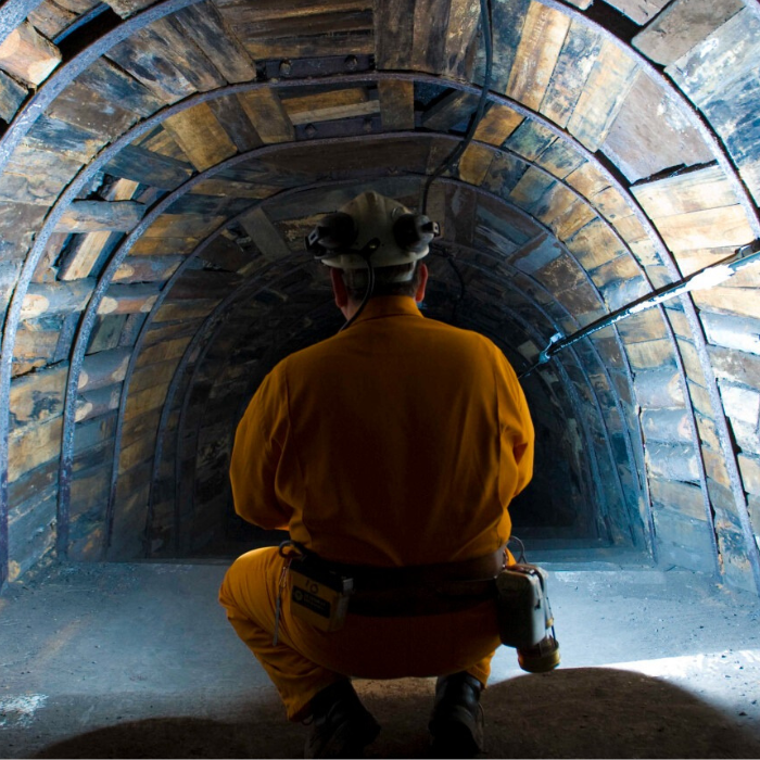 coal miner underground