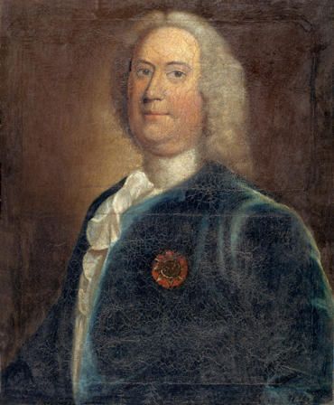 Richard Jones Gwynne of Taliaris and Tregib, President of the Society of Sea Sergeants (d.1752)