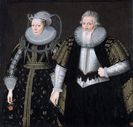 Sir Thomas Mansel (1556-1631) and Jane, (Pole) Lady Mansel