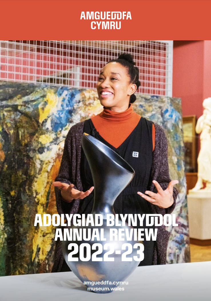 Front cover image of Amgueddfa Cymrus Annual Review 2022-2023