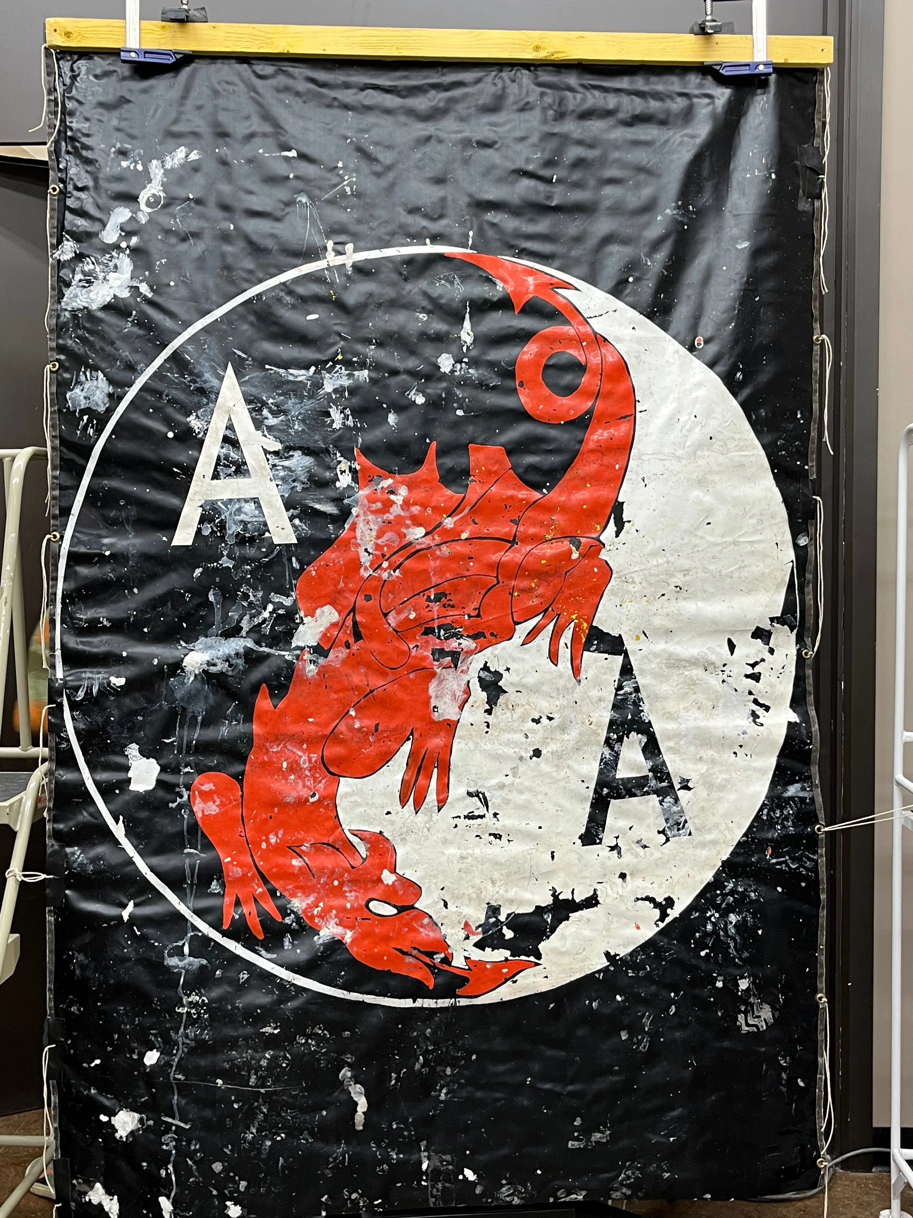 F2022.80.2 (Sanctions Now) Back After Conservation Treatment  