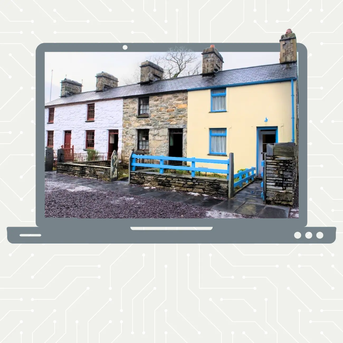 A row of terraced houses