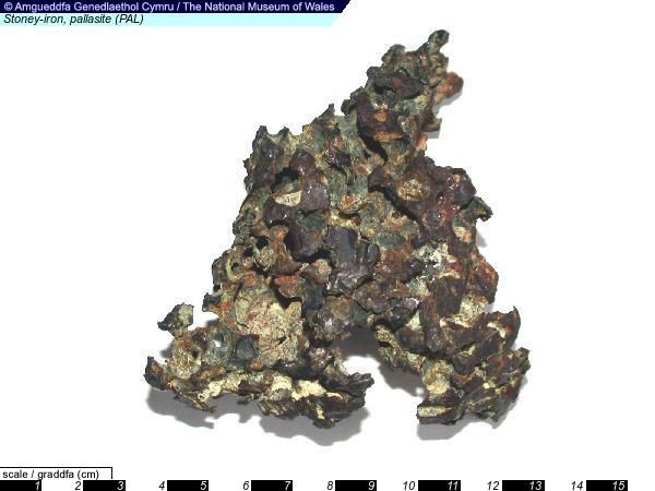 Meteorite: Stoney-iron, pallasite (PAL)