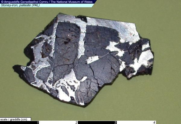 Meteorite: Stoney-iron, pallasite (PAL)