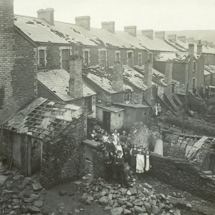 Tornado damage in Wales 1913