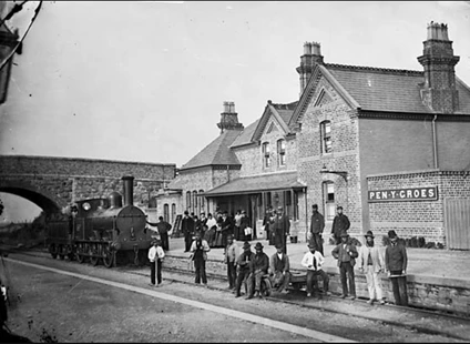 Fig 4. Penygroes station (now no longer).