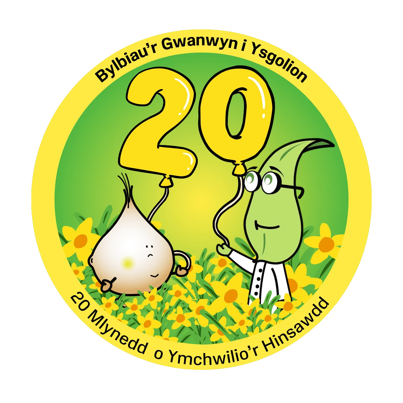 Spring Bulbs 20th Celebration Logo