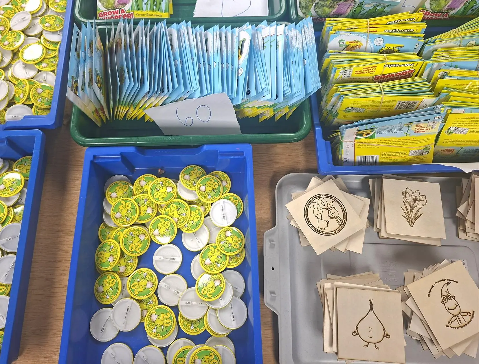 Packing Prizes for Schools 20th