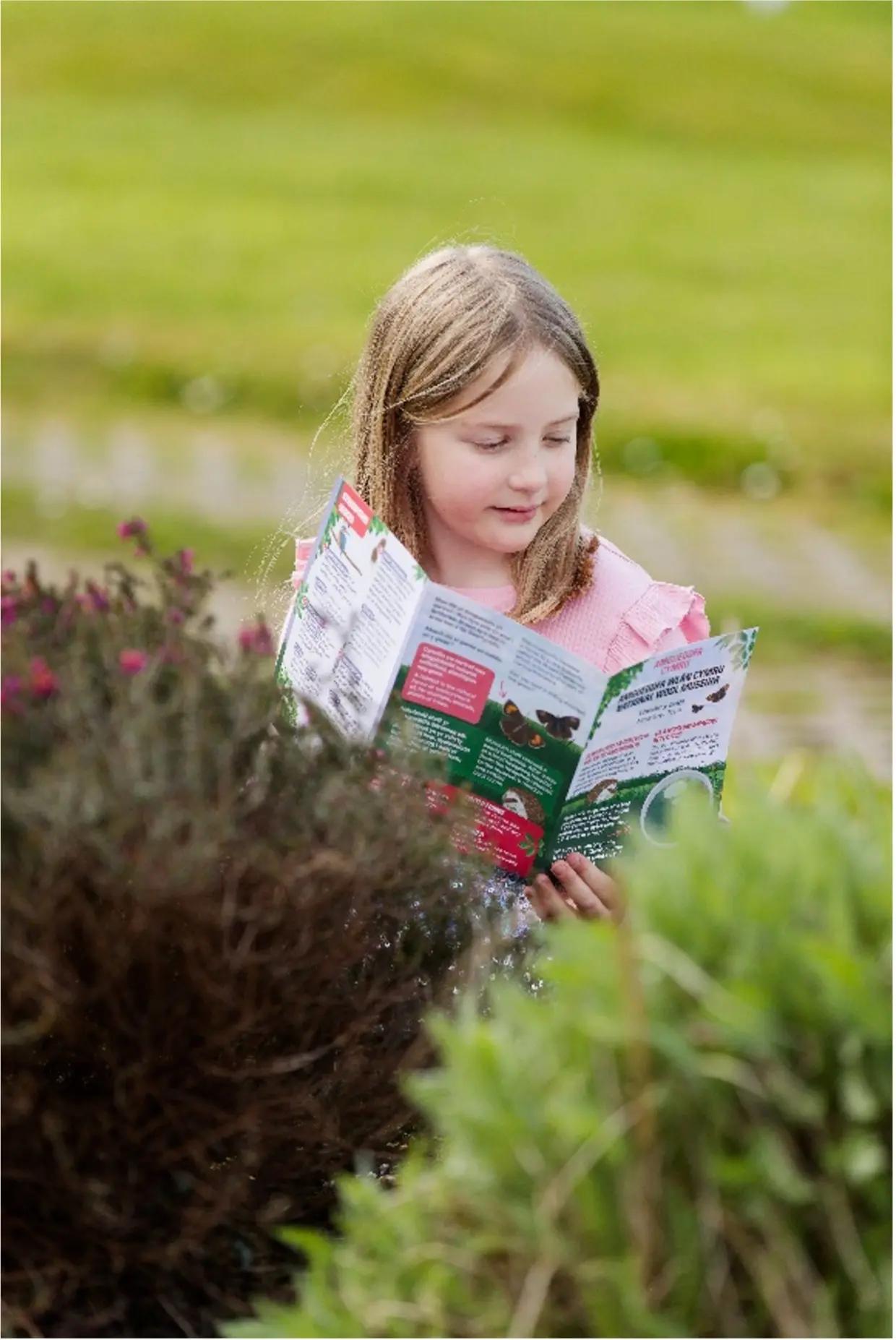 Photo of a girl doing the meadow trail
