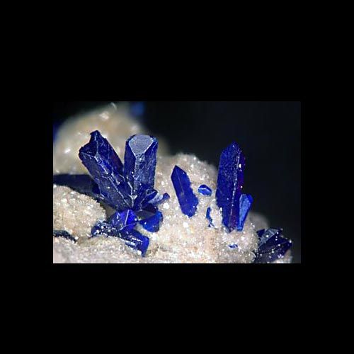 crystals of azurite