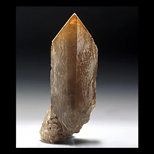 Yellow baryte crystal
