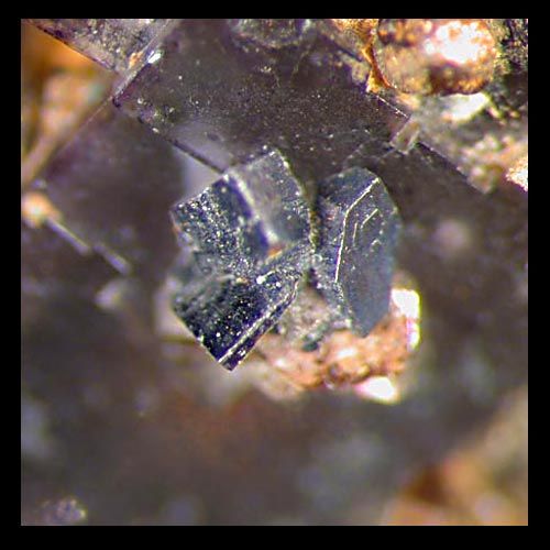 Blocky enargite crystals