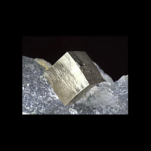 cubic pyrite crystal