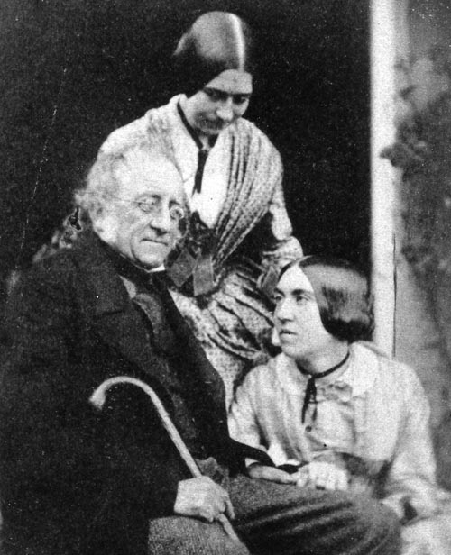 De la Beche and his daughters in Swansea in 1853
