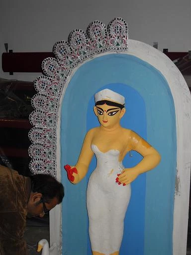 Placing a glittering border around the form