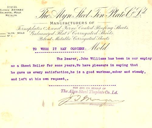 Letter of recommendation for John Williams