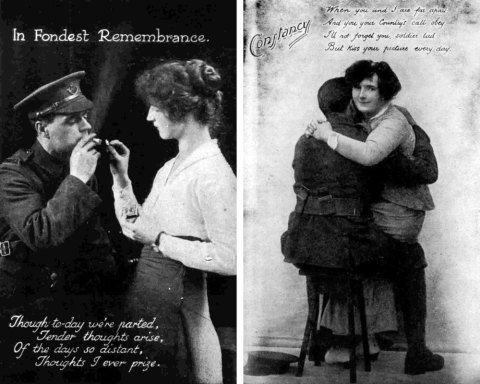 Propaganda postcard from the first world war.