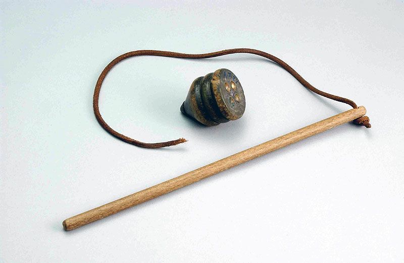 whip and top victorian toy