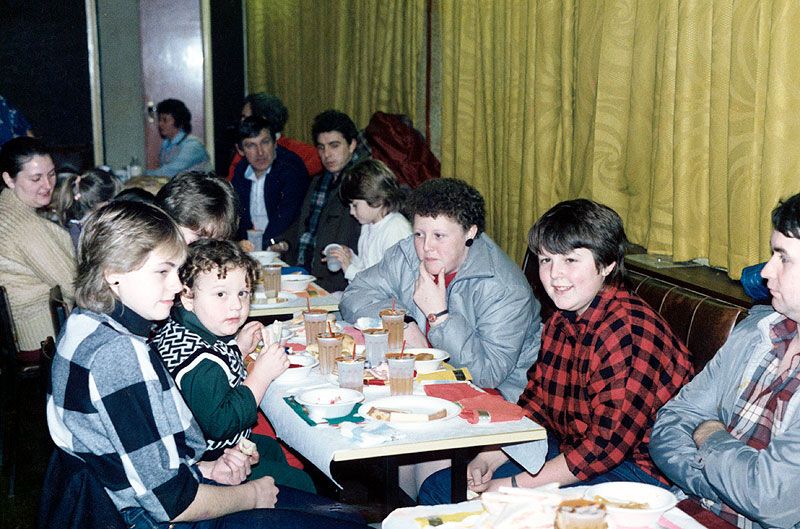 Christmas party for Miners' children, Banwen, Neath Valley