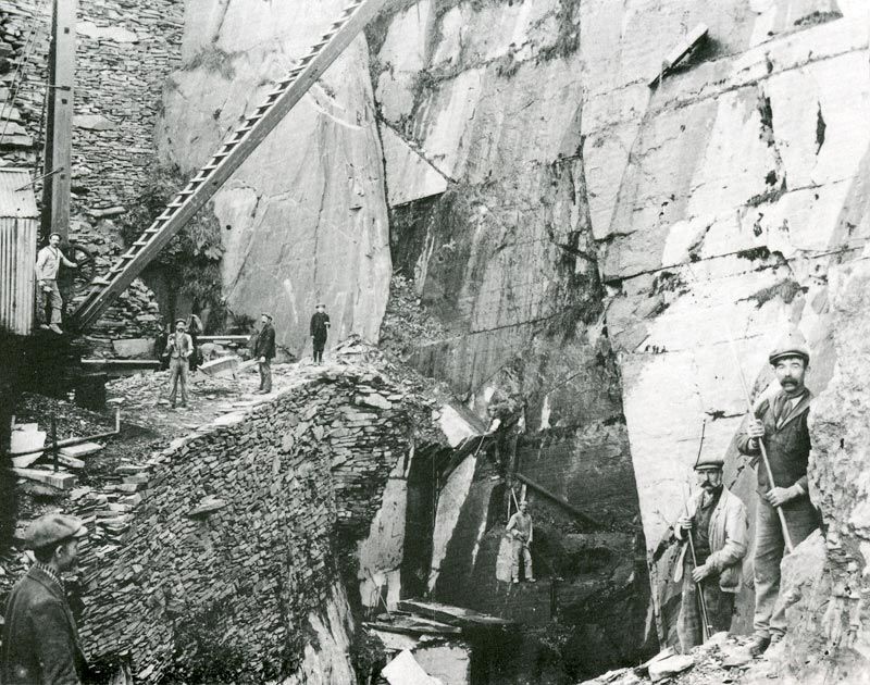 Dolbadau Quarry, 1907. 
