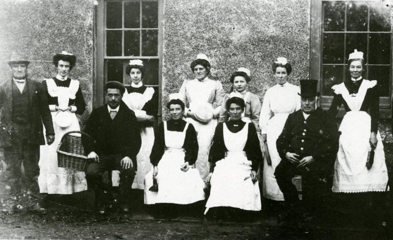 The Coedmore staff in their uniforms